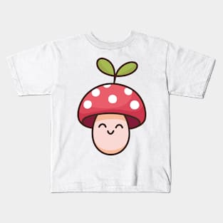 Cute fly agaric mushrooms Kids T-Shirt